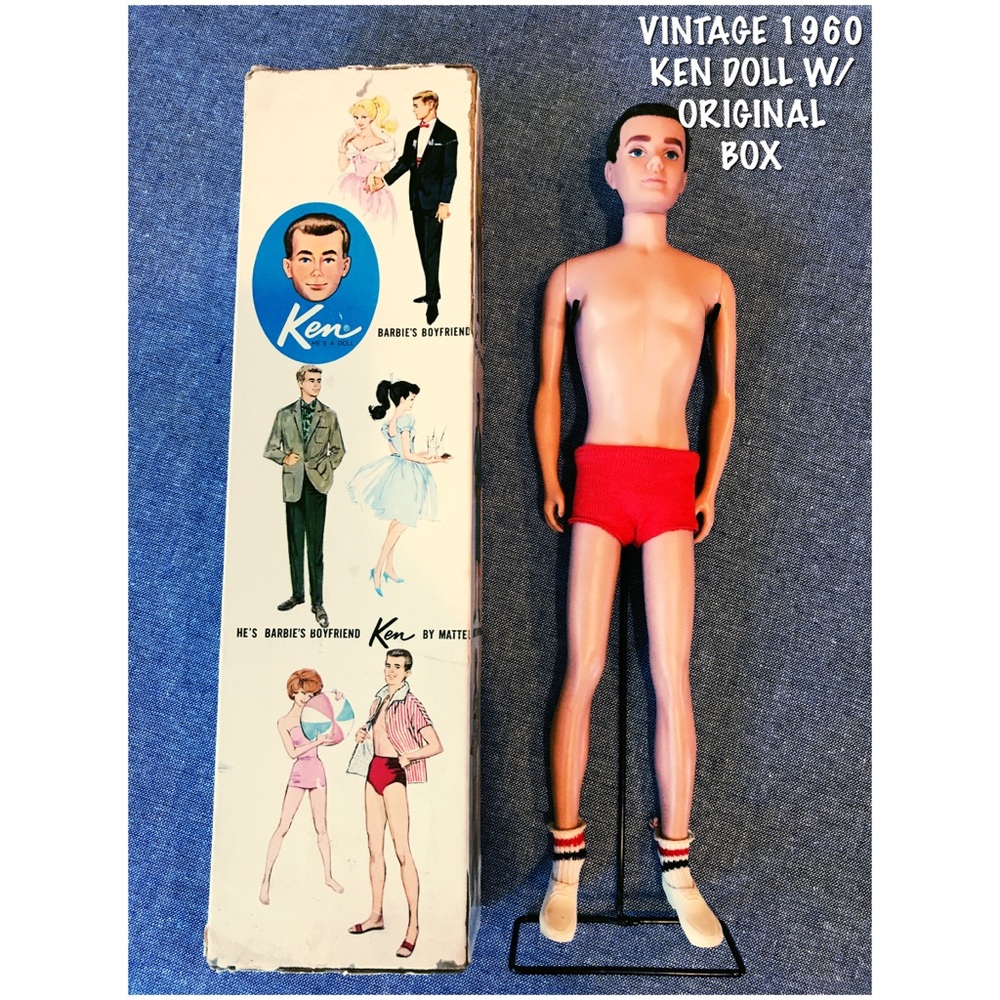 1960 VINTAGE KEN DOLL W/ORIGINAL BOX